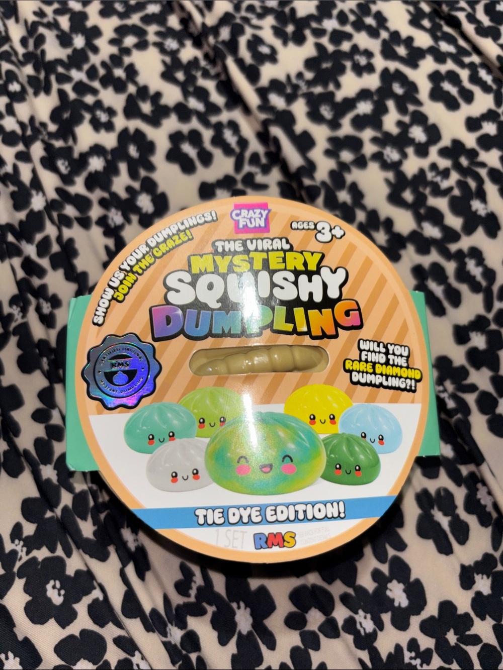 Mystery Squishy Dumpling - Tie Dye Green